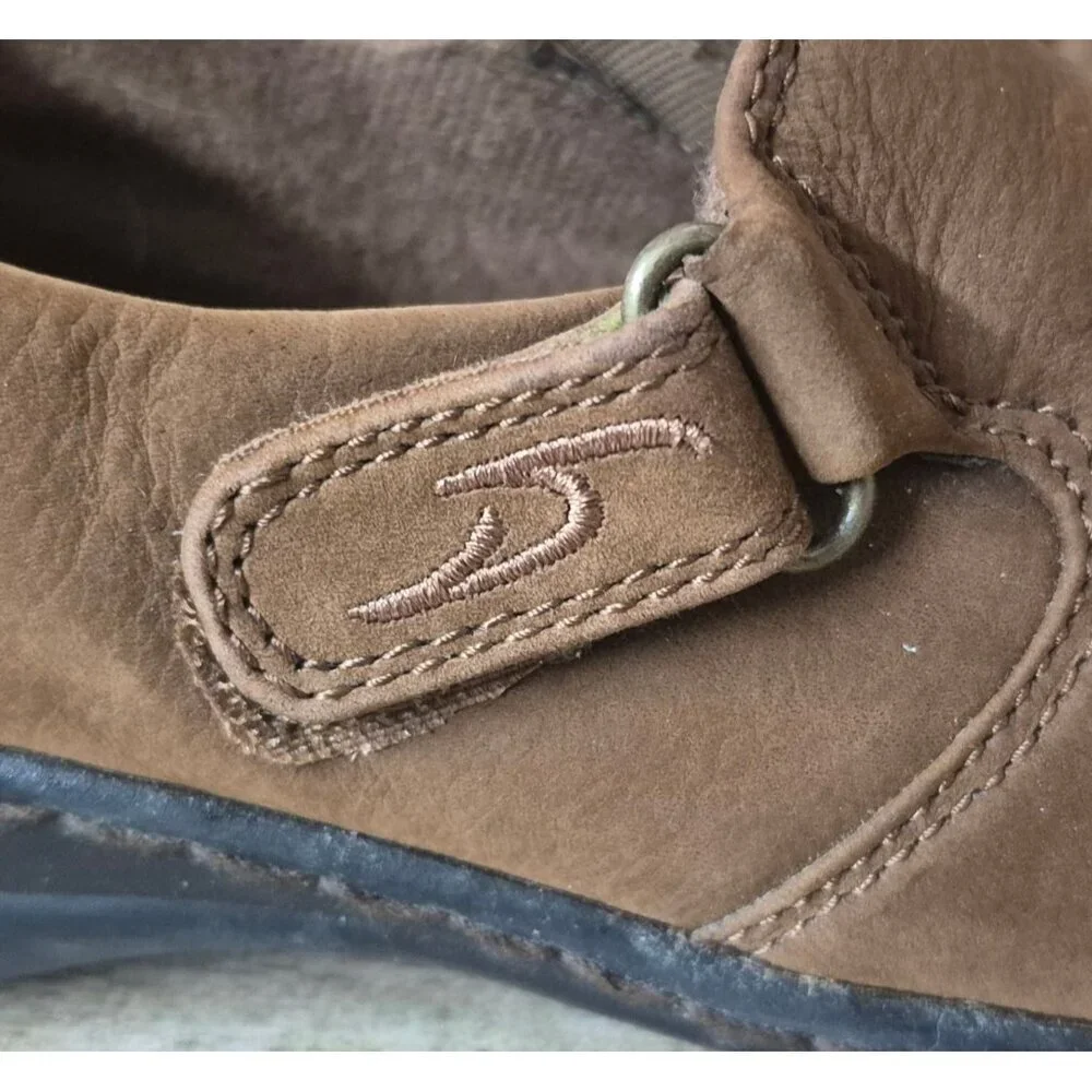 Dr. Scholl's Brown Suede Diana Loafers Double Air-Pillo Women Size 9 Comfort